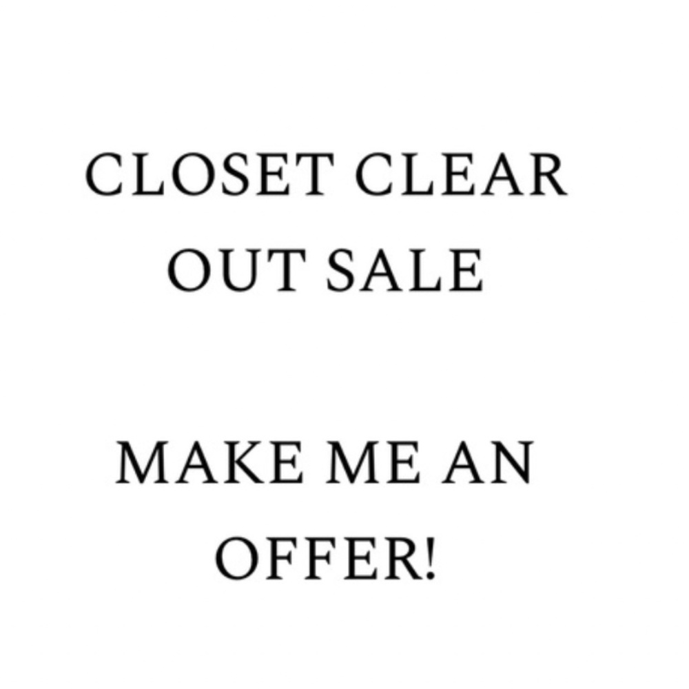 Closet sale! Bundle, make me an offer! :)